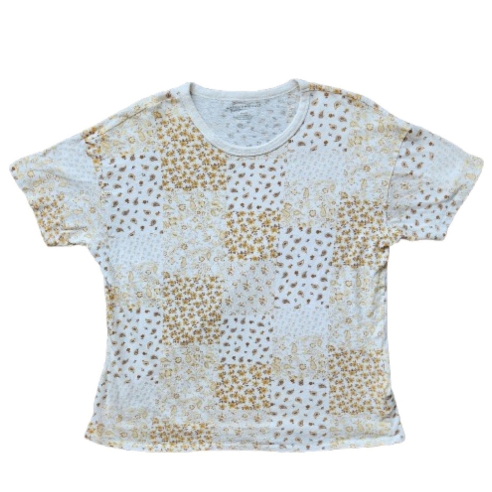 American Eagle Patchwork Oversized Weekend T-Shirt